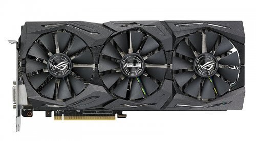 Asus Rog Strix GeForce GTX 1080 OC Edition 8GB 11Gbps GDDR5X 256 Bit 2xDP 2xHDMI DVI Gaming Ekran Kart Strix GTX1080 O8G 11GBPS