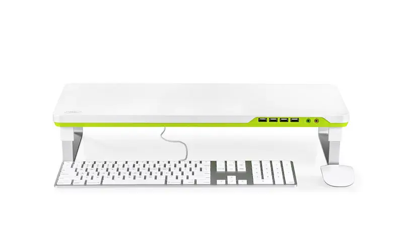 Deep Cool M-DESK F1 LCD Monitor Stand up to 27″( Maximum 10kg) Ses+Mikrofon Port