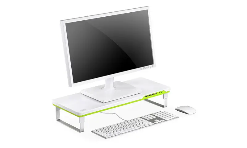 Deep Cool M-DESK F1 LCD Monitor Stand up to 27″( Maximum 10kg) Ses+Mikrofon Port