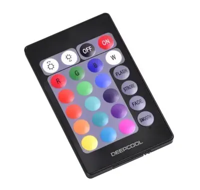 Deep Cool RGB350-LED Uzaktan Kumandalı 12V Led Işık 4Pin RGB Konnektör