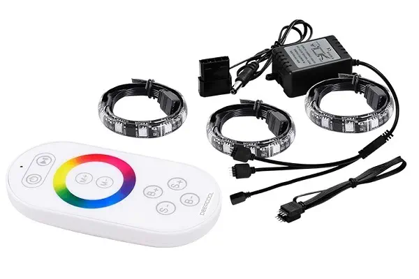 DEEPCOOL RGB360-LED Uzaktan Kumandalı 12V Led Işık 4Pin RGB Konnektör
