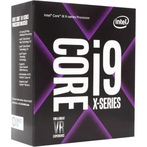 Intel Core i9-7900X 4.30GHz 13.75MB Soket 2066 İşlemci (Fansız)