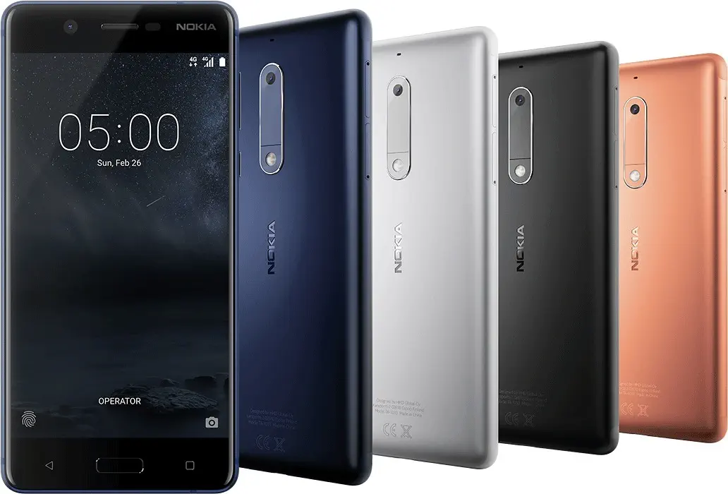 Nokia 5 TA-1024 16 GB Tempered Blue Distribütör Garantili