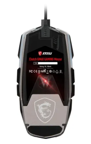 MSI Clutch GM60 10.800DPI 8 Tuş RGB Optik Gaming Mouse