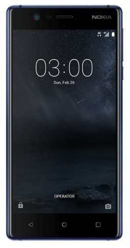 Nokia 3 TA-1020 16 GB Tempered Blue - Distribütör Garantili