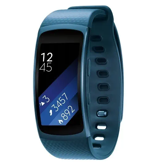 Samsung Galaxy Gear Fit2 SM-R360 (Large) Mavi Akıllı Bileklik (Distribütör Garantili)