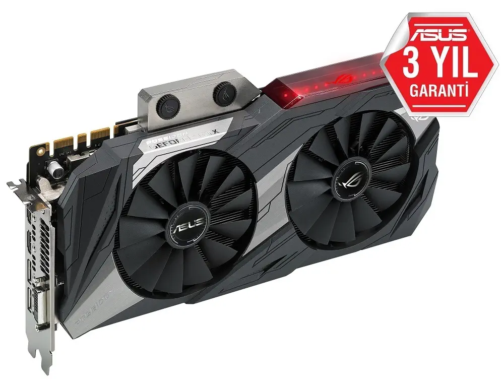 Asus GeForce GTX 1080 TI 11GB GDDR5X 352 Bit 2xDP/2xHDMI/DVI Gaming (Oyuncu) Ekran Kartı - ROG-POSEIDON-GTX1080TI-P11G-GAMING