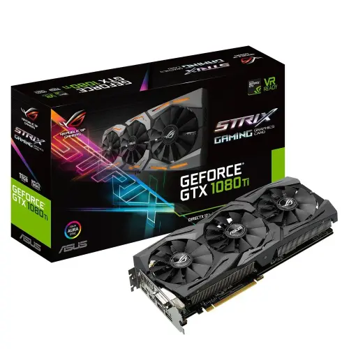 Asus GeForce  Strix-GTX 1080Ti-11G Gaming 352Bit 11GB DDR5 352Bit Gaming (Oyuncu) Ekran Kartı