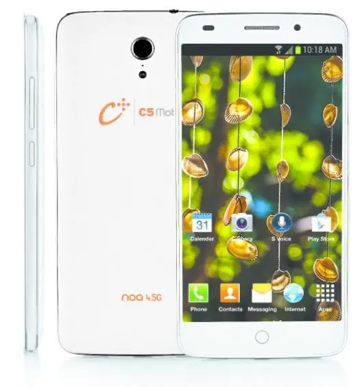 C5 Mobile Noa 16 GB 4.5G Beyaz Cep Telefonu Distribütör Garantili