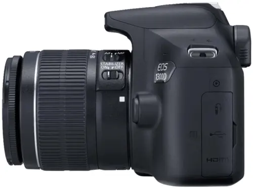 Canon EOS 1300D 18-55 mm + 75-300 mm DC Double Lens 18.7 MP LCD Ekran Dijital SLR Fotoğraf Makinesi