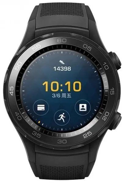 Huawei Watch 2 Carbon Black Akıllı Saat - Android Wear 2.0
