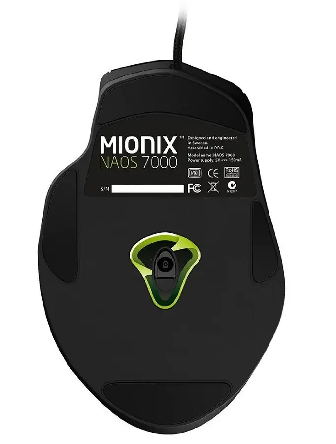 Mionix Naos 7000 Multi-Color Ergonomik 7000DPI Optik Gaming Mouse