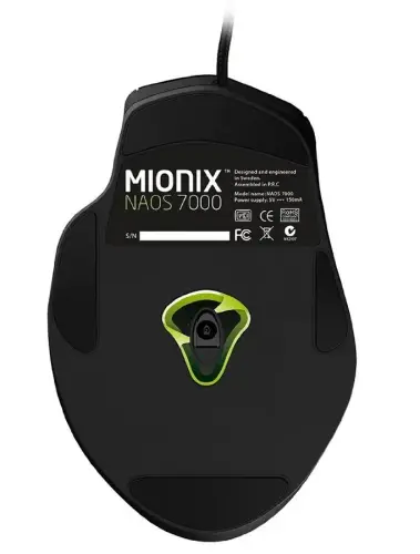 Mionix Naos 7000 Multi-Color Ergonomik 7000DPI Optik Gaming Mouse