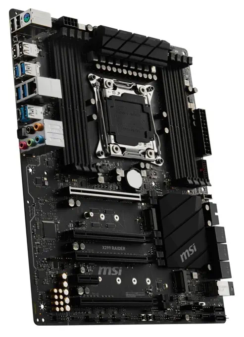 MSI X299 Raider Intel X299 Soket 2066 DDR4 4500(O.C)MHz ATX Gaming Anakart