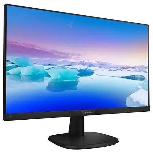 Philips 243V7QDSB-00 23,8″ IPS, 1920x1080, 5ms, Analog-DVI-HDMI, Siyah Monitör 