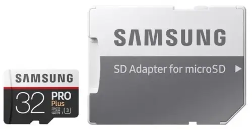 Samsung 32GB mSD PRO PlusU3 MB-MD32GA/EU 100 MB/s (SD Adaptor ile) MicroSD Kart