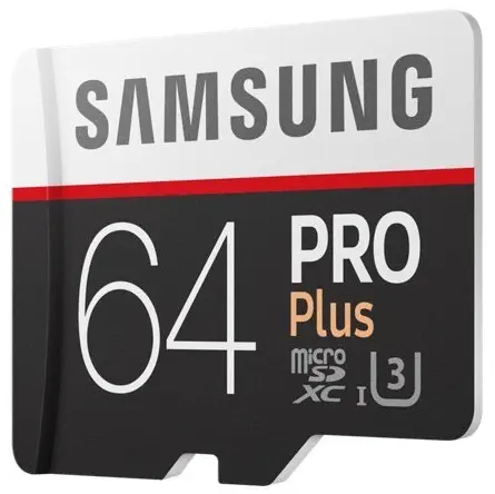 Samsung 64GB mSD PRO PlusU3 MB-MD64GA/EU 100 MB/s (SD Adaptor ile) MicroSD Kart