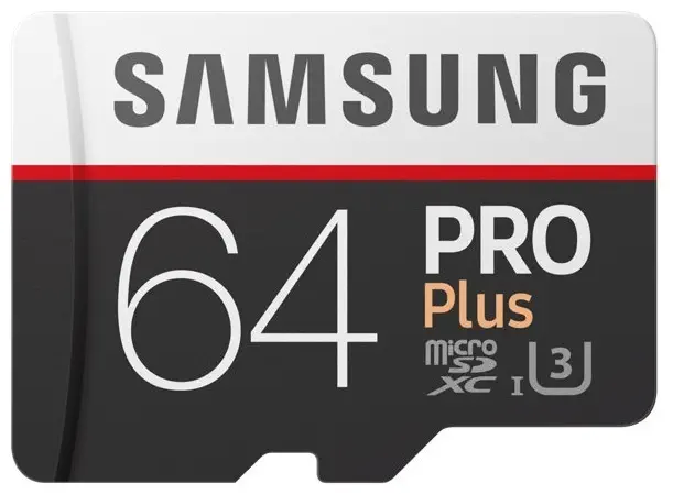 Samsung 64GB mSD PRO PlusU3 MB-MD64GA/EU 100 MB/s (SD Adaptor ile) MicroSD Kart