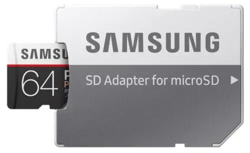 Samsung 64GB mSD PRO PlusU3 MB-MD64GA/EU 100 MB/s (SD Adaptor ile) MicroSD Kart