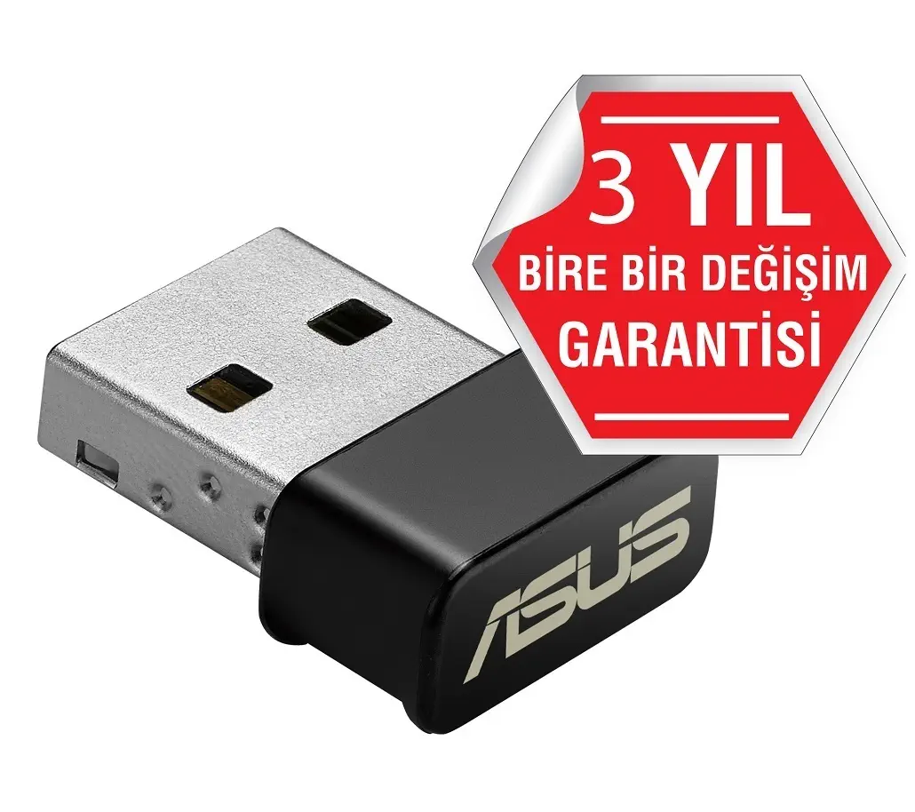 ASUS USB-AC53 Nano AC1200 Dual-band USB Wi-Fi Adaptör