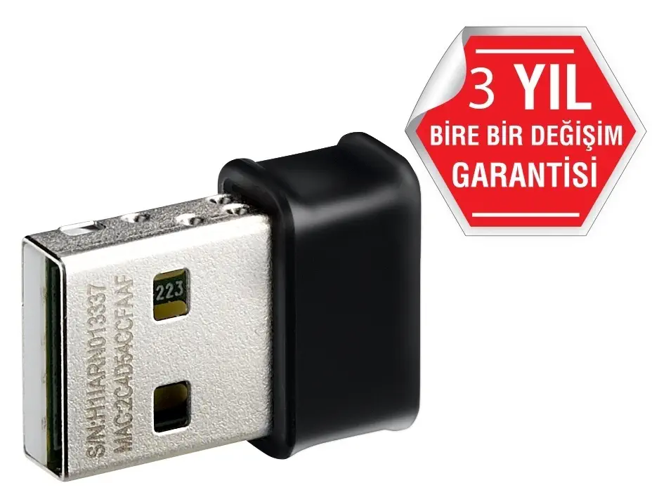 ASUS USB-AC53 Nano AC1200 Dual-band USB Wi-Fi Adaptör