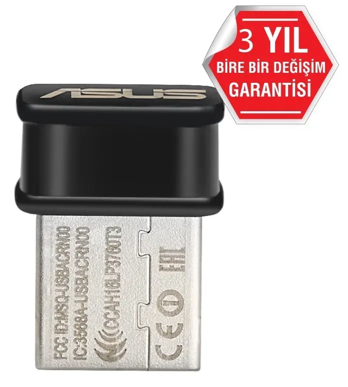 ASUS USB-AC53 Nano AC1200 Dual-band USB Wi-Fi Adaptör