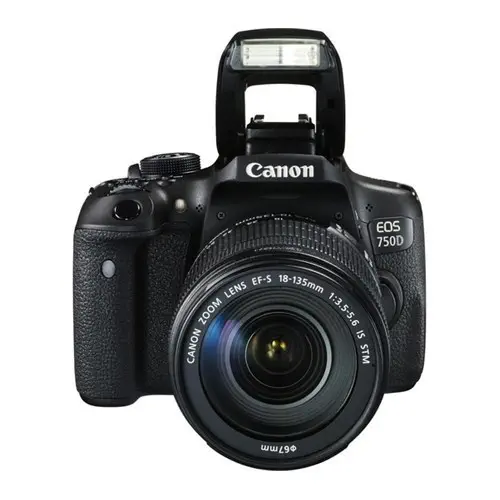 Canon EOS 750D 18-135mm Lens Dijital SLR Fotoğraf Makinesi