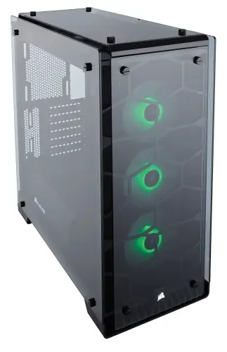 Corsair Crystal Serisi 570X RGB ATX Midi Tower Kasa - CC-9011098-WW