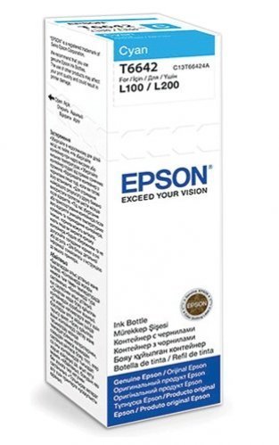 Epson C13T66424A 70mL L100-L200 Mavi Kartuş