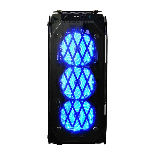 GamePower Eos Gaming 3*120mm Mavi LED Fanlı Quad Tempered Glass Mid ATX Kasa