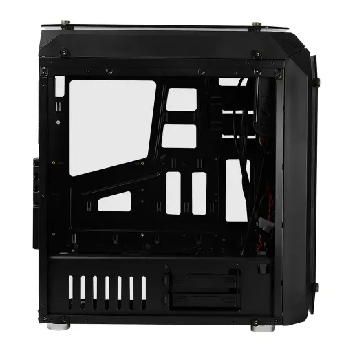 GamePower Eos Gaming 3*120mm Mavi LED Fanlı Quad Tempered Glass Mid ATX Kasa