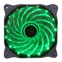 GamePower Ultra Silent GF-12G Sessiz 12cm Yeşil Led`li Kasa Fanı