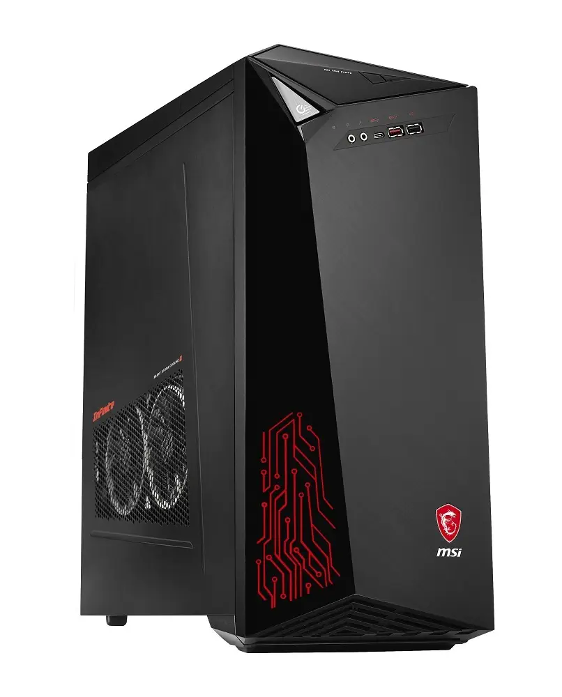 MSI Infinite 7RB-026XTR Intel Core i5-7400 8GB 128GB SSD+2TB 7200RPM 4GB GTX 1050Ti Win10 Gaming Masaüstü Bilgisayar