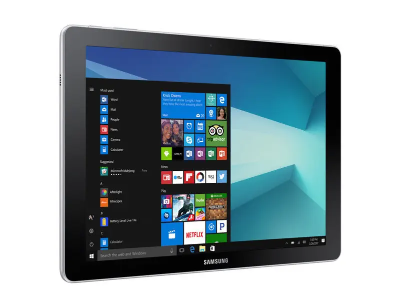Samsung Galaxy Book SM-W620 64GB Wi-Fi 10.6″ Siyah Tablet - Samsung Türkiye Garantili