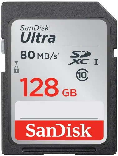 SanDisk 128GB Ultra SDXC UHS-I SDSDUNC-128G-GN6IN Class 10 SD Bellek Kartı