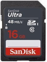 SanDisk 16GB Ultra SDHC UHS-I 48Mb/s SDSDUNB-016G-GN3IN SD Bellek Kartı