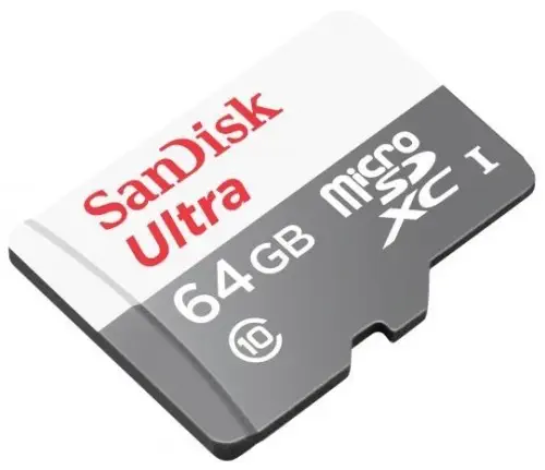 SanDisk 64GB Ultra Android 48Mb/s SDSQUNB-064G-GN3MN Micro SD Bellek Kartı