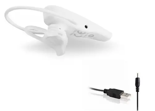 Snopy SN-BT10 Kulağa Takılan Küçük Beyaz Bluetooth Mono Kulaklık