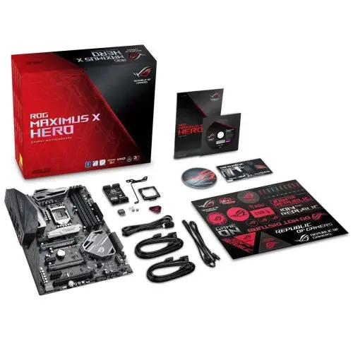 Asus Maximus X Hero Intel Z370 Soket 1151 DDR4 4133(O.C.)MHz ATX Gaming(Oyuncu) Anakart