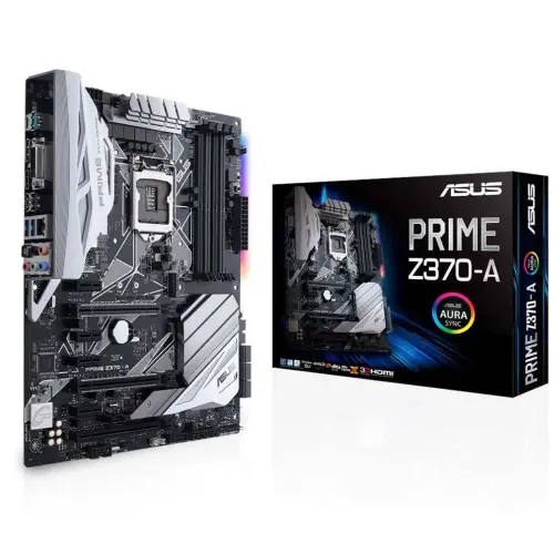 Asus Prime Z370-A Intel Z370 Soket 1151 DDR4 4000(OC)MHz ATX Gaming Anakart