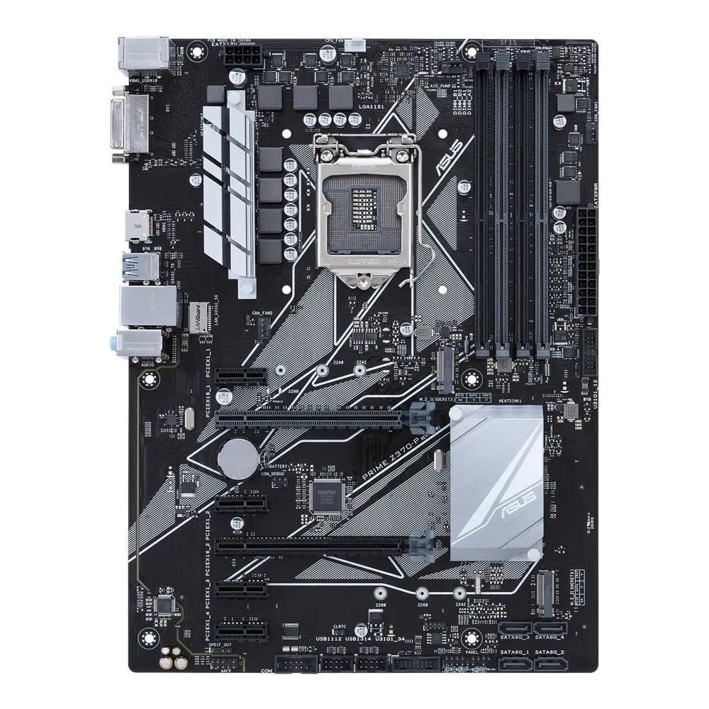 Asus Prime Z370-P Intel Z370 Soket 1151 DDR4 4000MHz(O.C.) USB 3.1 Gaming ( Oyuncu ) Anakart