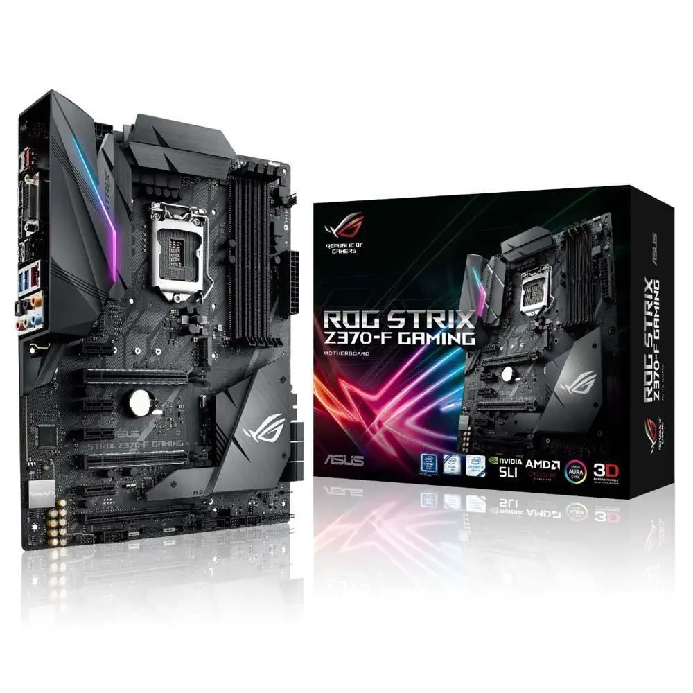 Asus Rog Strix Z370-F Gaming Intel Z370 Soket 1151 DDR4 4000(O.C.)MHz ATX Gaming(Oyuncu) Anakart