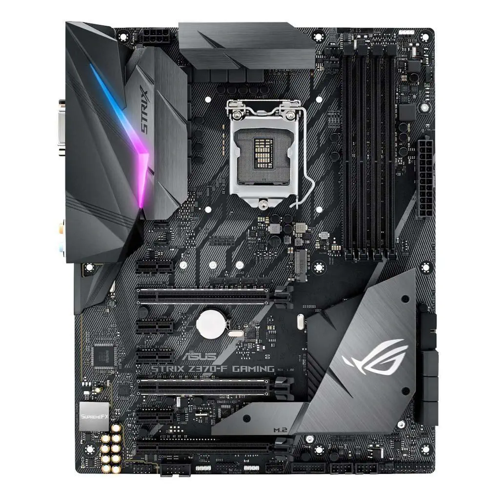 Asus Rog Strix Z370-F Gaming Intel Z370 Soket 1151 DDR4 4000(O.C.)MHz ATX Gaming(Oyuncu) Anakart