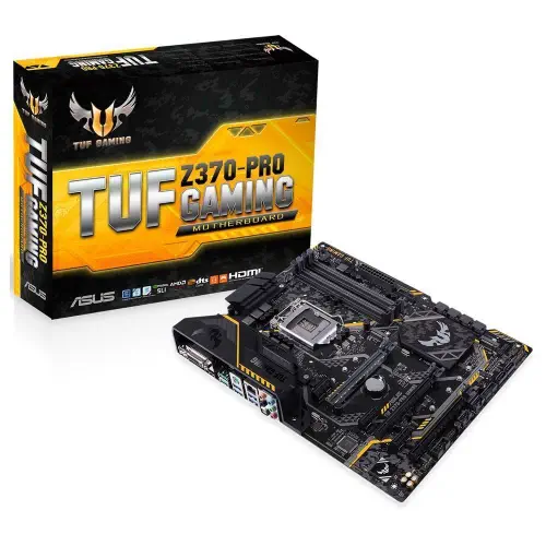 Asus TUF Z370-PRO Gaming Intel Z370 Soket 1151 DDR4 4000(OC)MHz ATX Gaming Anakart 