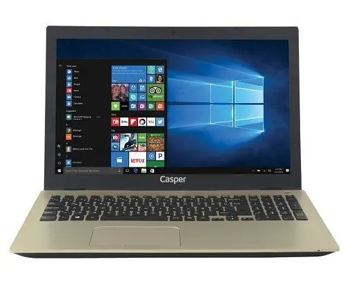 Casper Nirvana F600 F600.7200-8T45X-G Intel Core i5-7200U 2.50GHz 8GB 1TB 2GB 940MX 15.6″ FreeDOS Gold Notebook
