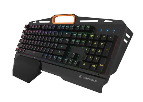 Everest Rampage KB-R16 Mithril Mekanik Hisli 7 Renk US Layout Oyuncu Klavyesi