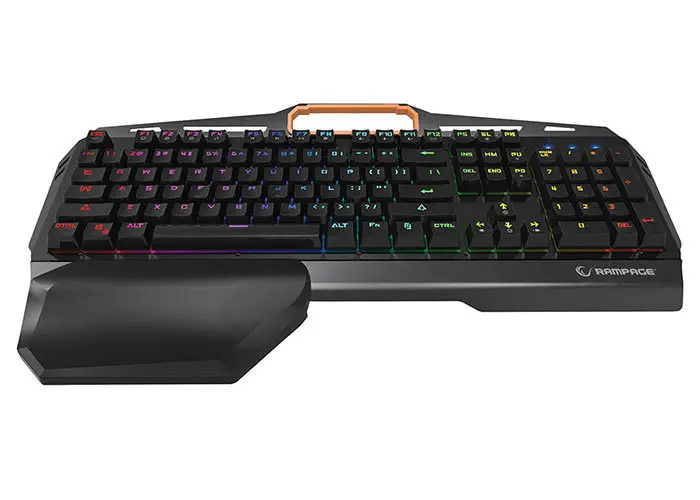 Everest Rampage KB-R16 Mithril Mekanik Hisli 7 Renk US Layout Oyuncu Klavyesi