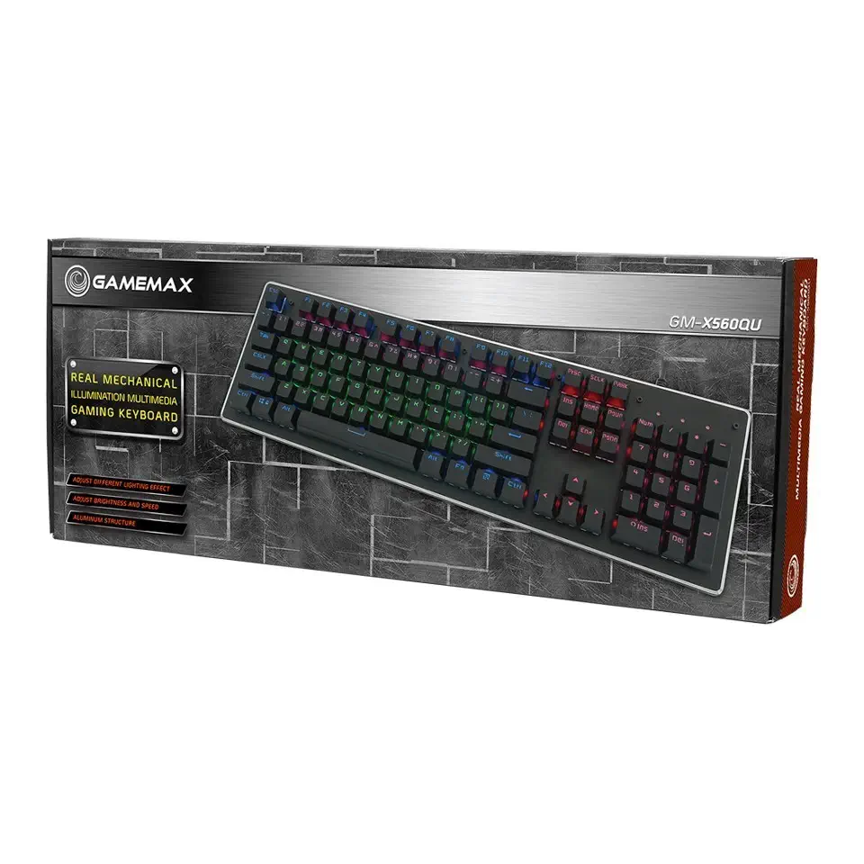 Frisby Gamemax GM-X560QU Mekanik Blue Switch USB Gaming Klavye