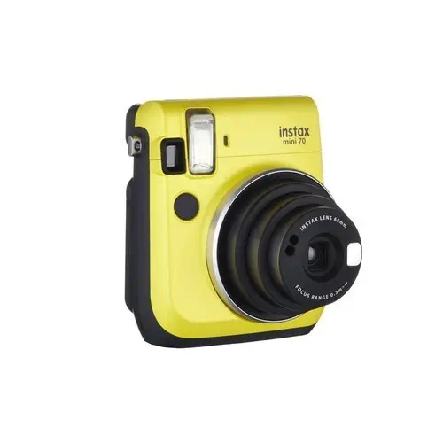 Fujifilm Instax Mini 70 Sarı Kompakt Fotoğraf Makinesi