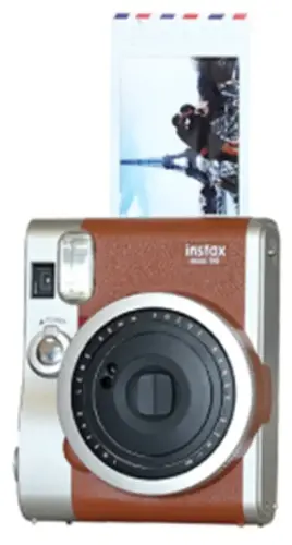 Fujifilm Instax Mini 90 Neo Classic Kahverengi Kompakt Fotoğraf Makinesi